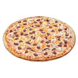 بيتزا لحم و مشروم - عملاق
